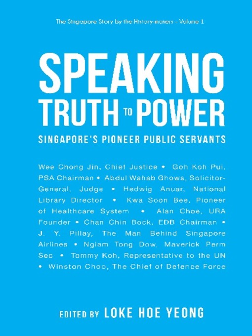 Title details for Speaking Truth to Power by Hoe Yeong Loke - Available